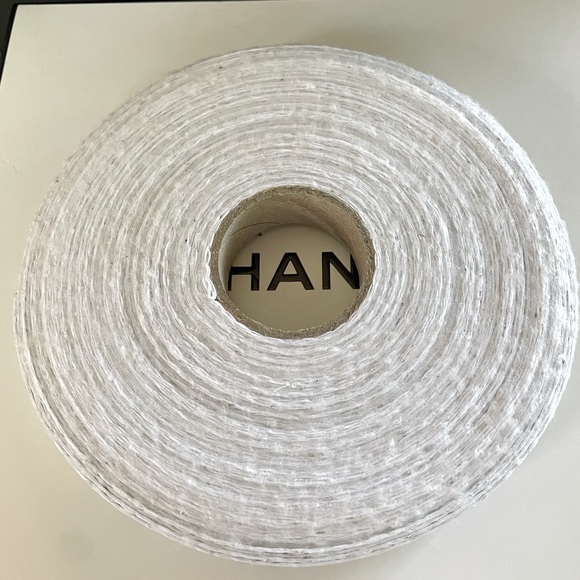 White and Gold Chanel Ribbon - Picture 2 of 3